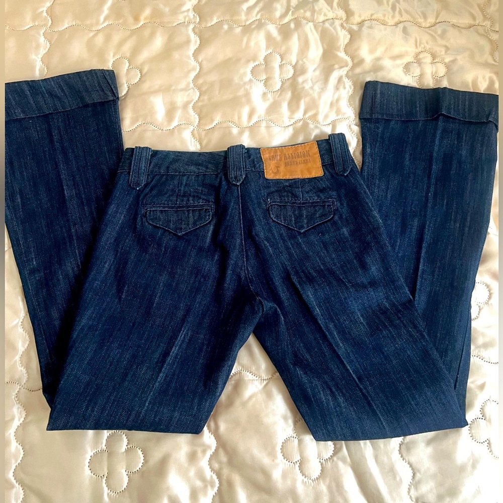 Vintage Y2K True Religion Dark Indigo Bootcut Jeans